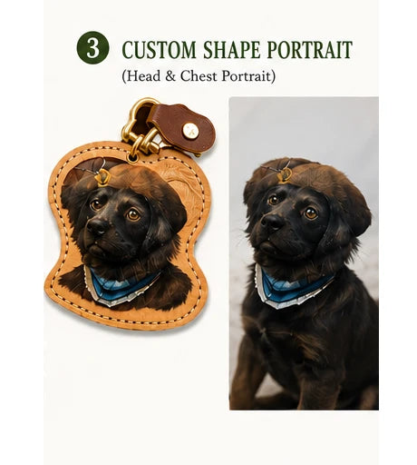Custom Leather Pet Portrait
