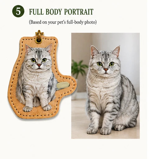 Custom Leather Pet Portrait