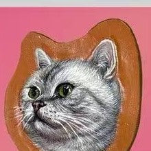 Senior artist leather pet portrait example