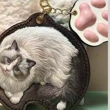 Senior artist leather pet portrait example